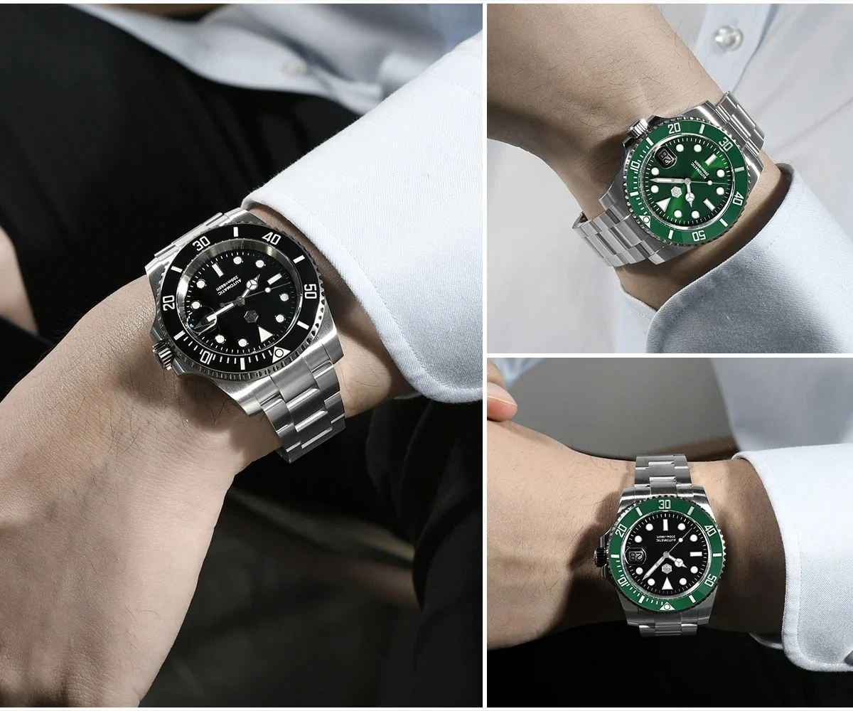 San Martin Upgraded ST2130 Sub Diver Men SN0017G-E - Image 6