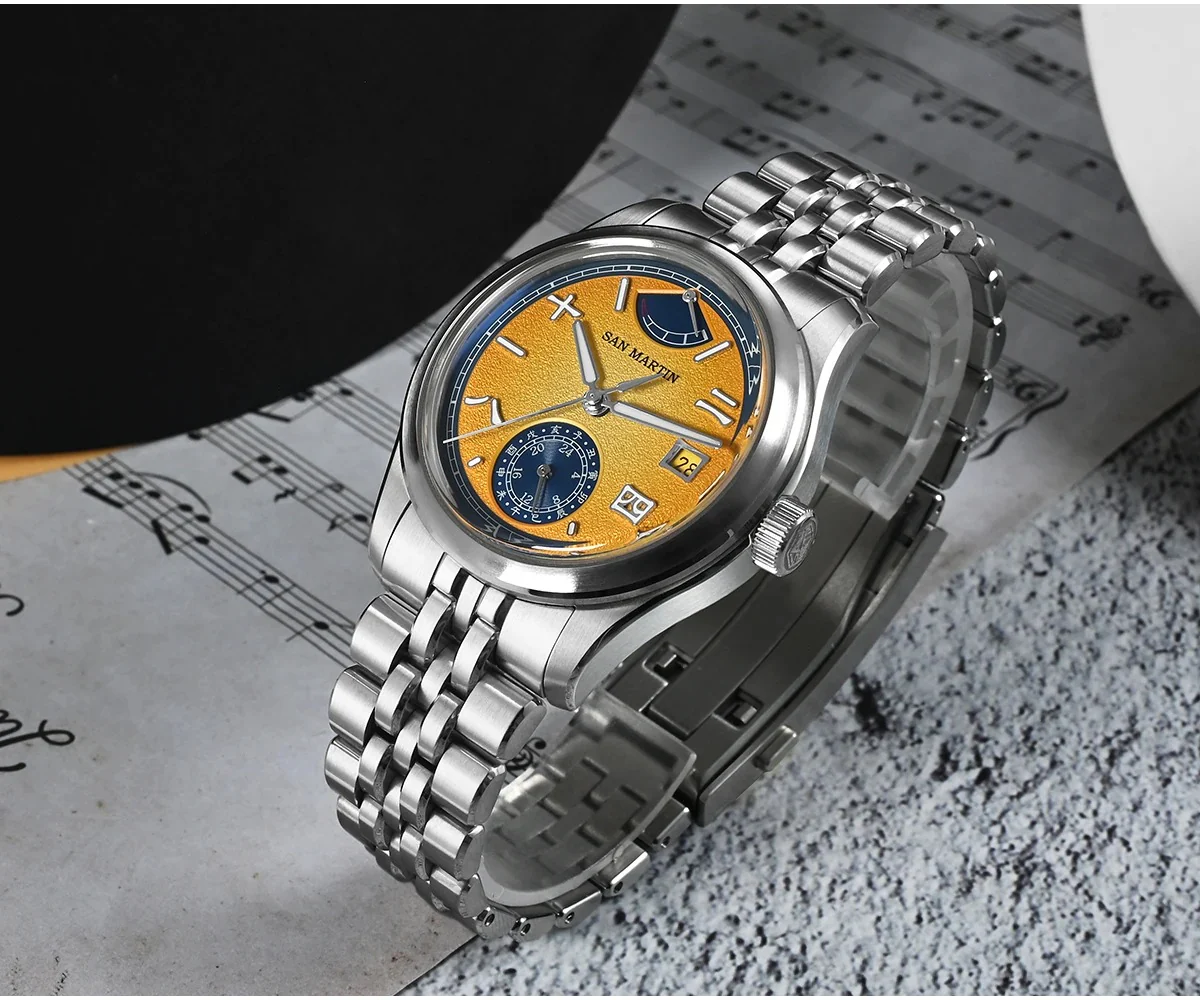San Martin  39mm 9132 Luxury Mechanical Watch SN0144DG - Image 5
