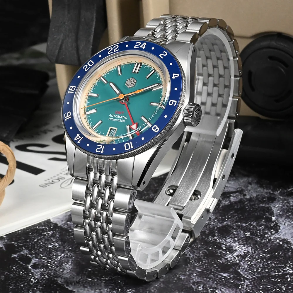 San Martin Original Design NH34 GMT Watch SN0116 - Image 3