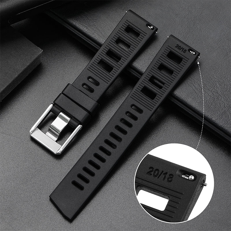 Premium Grade Rubber Dive Watchband - Image 4