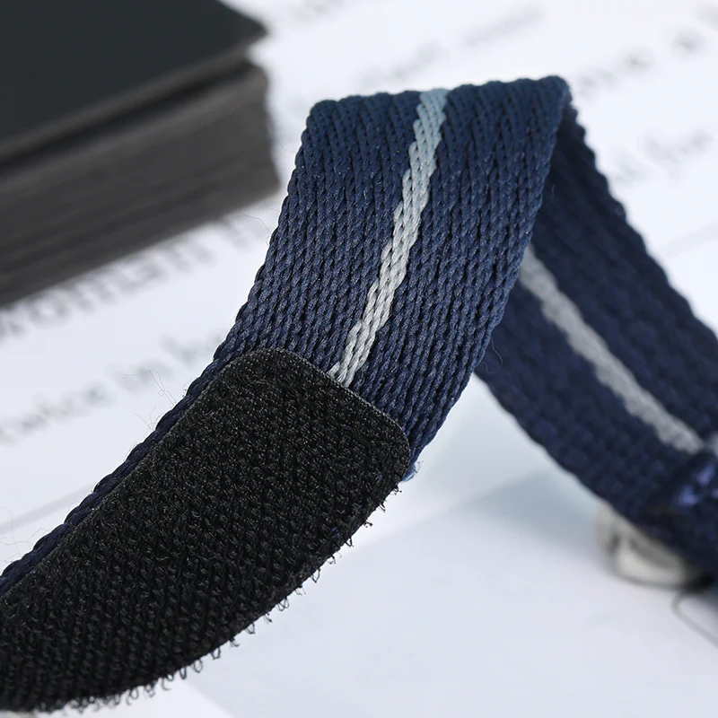 Watchdives Magic Tape Soft Nylon Watchband - Image 11