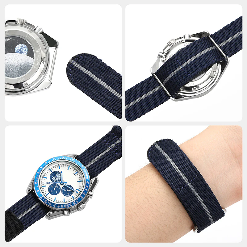 Watchdives Magic Tape Soft Nylon Watchband - Image 19