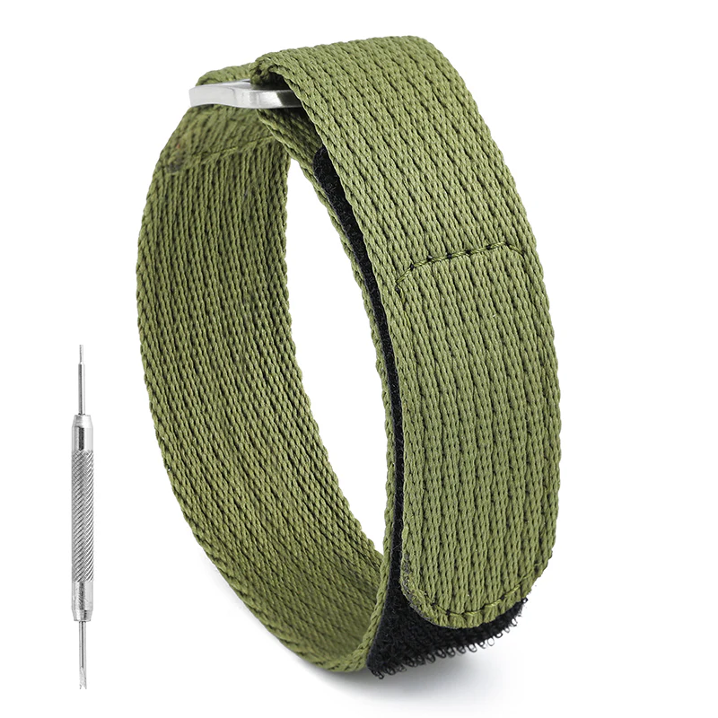 Watchdives Magic Tape Soft Nylon Watchband - Image 23