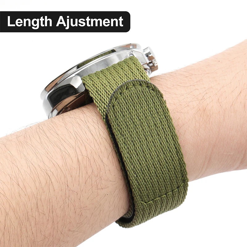 Watchdives Magic Tape Soft Nylon Watchband - Image 25