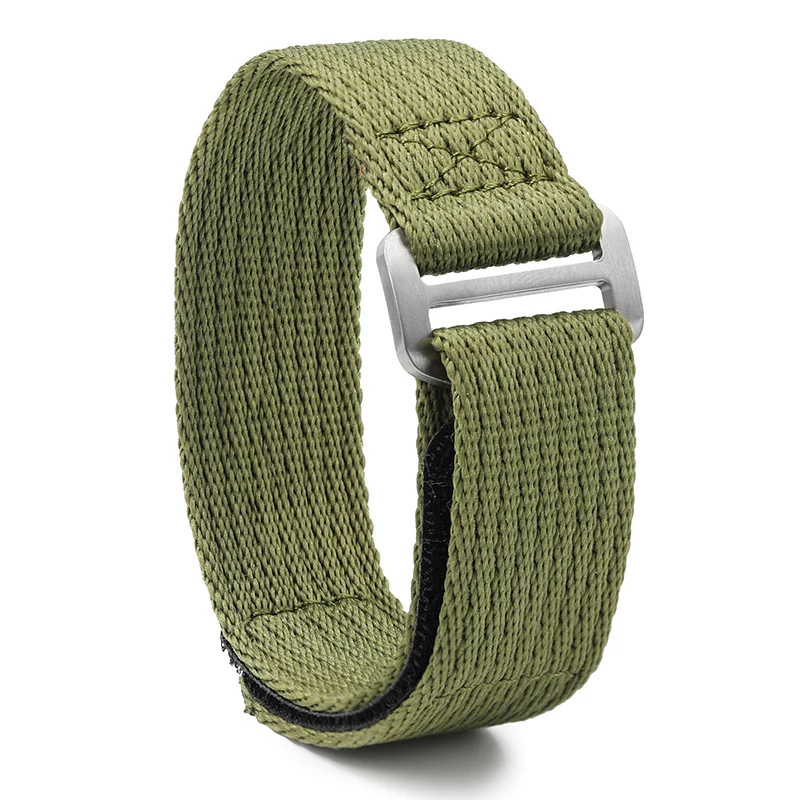 Watchdives Magic Tape Soft Nylon Watchband - Image 5