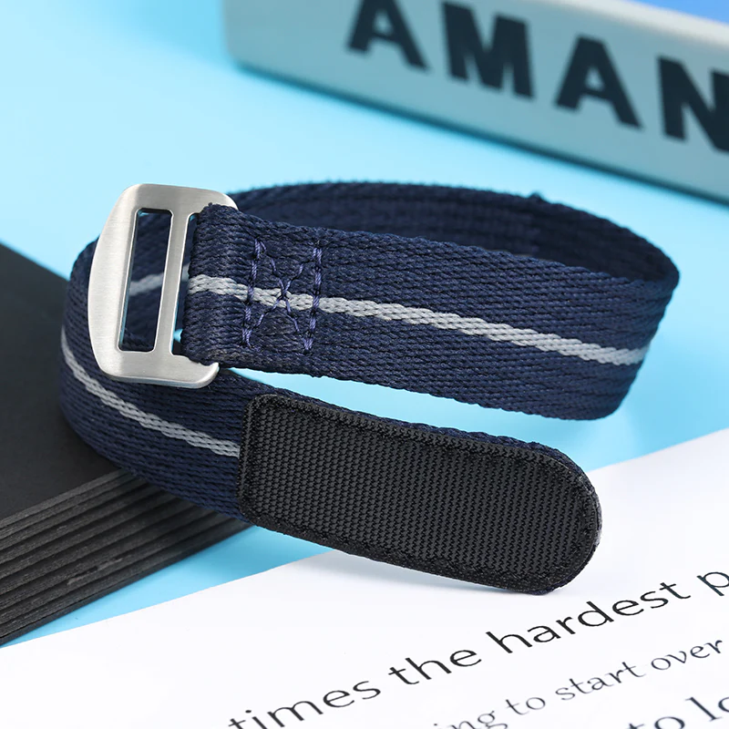 Watchdives Magic Tape Soft Nylon Watchband - Image 8