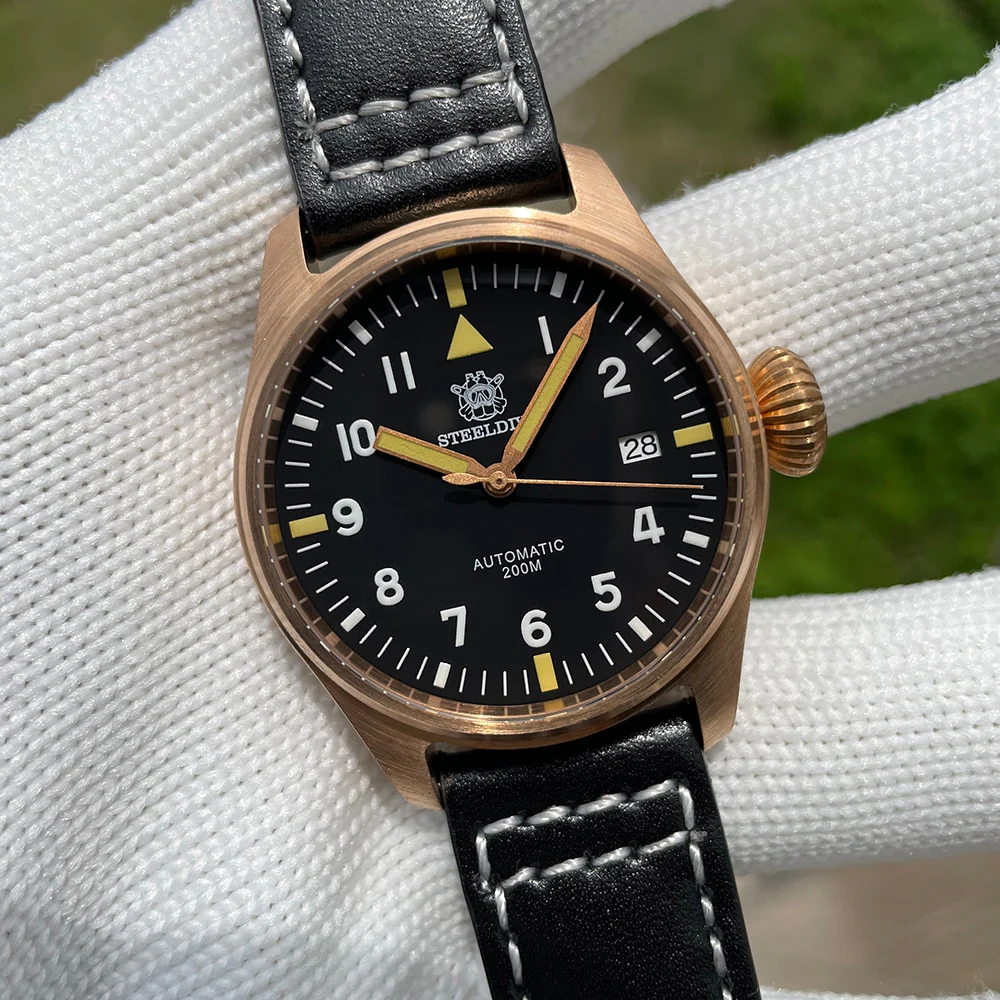 Steeldive SD1928S 39mm Bonze Pilot Watch - Image 19