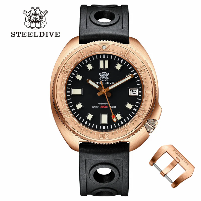 Steeldive 1970S Bronze Captain Willard 6105 Watch V2 - Image 10