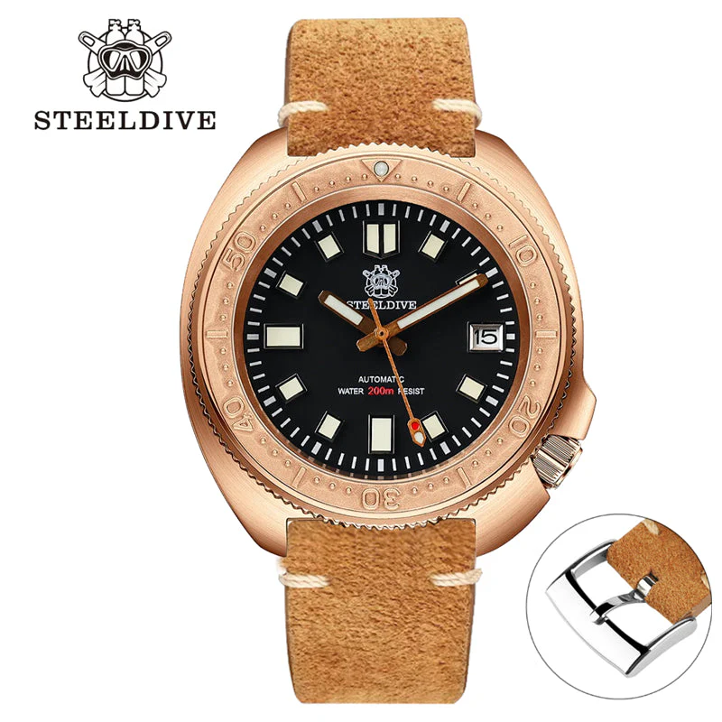 Steeldive 1970S Bronze Captain Willard 6105 Watch V2 - Image 11