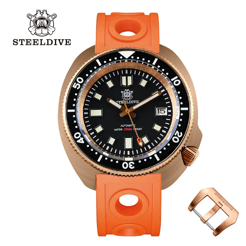 Steeldive 1970S Bronze Captain Willard 6105 Watch V2 - Image 13