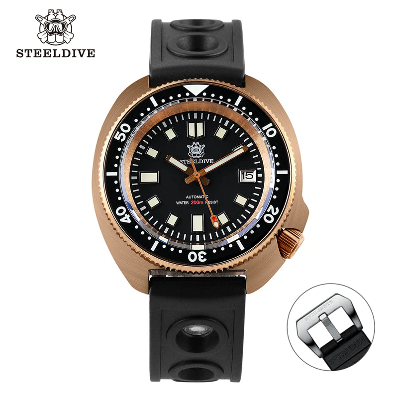 Steeldive 1970S Bronze Captain Willard 6105 Watch V2 - Image 15