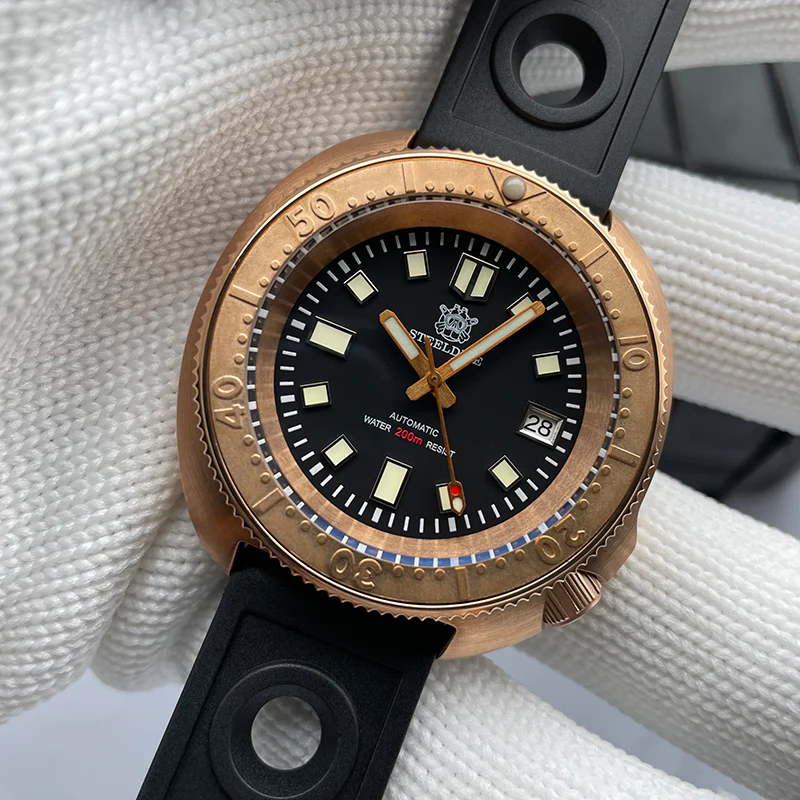 Steeldive 1970S Bronze Captain Willard 6105 Watch V2 - Image 8