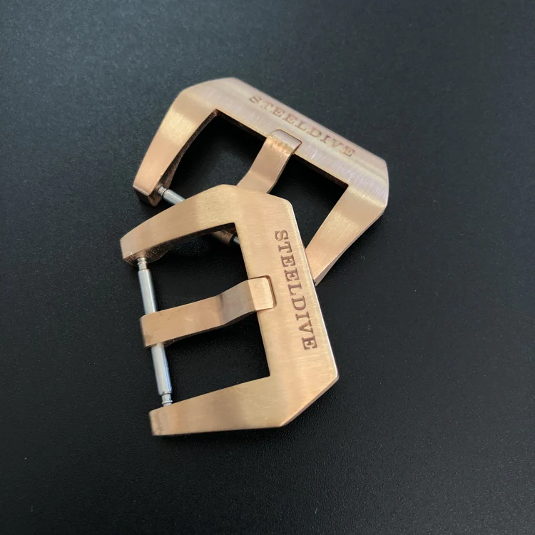 Steeldive Cusn8 Bronze Watch Strap Buckle Clasp - Image 4