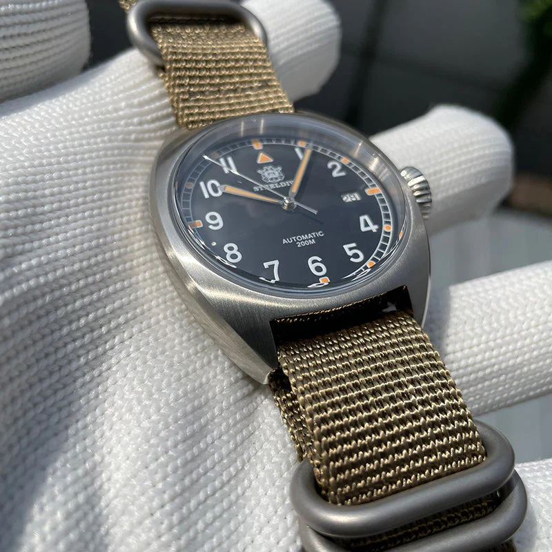 Steeldive SD1907P 40mm W10 Military Automatic Watch - Image 16