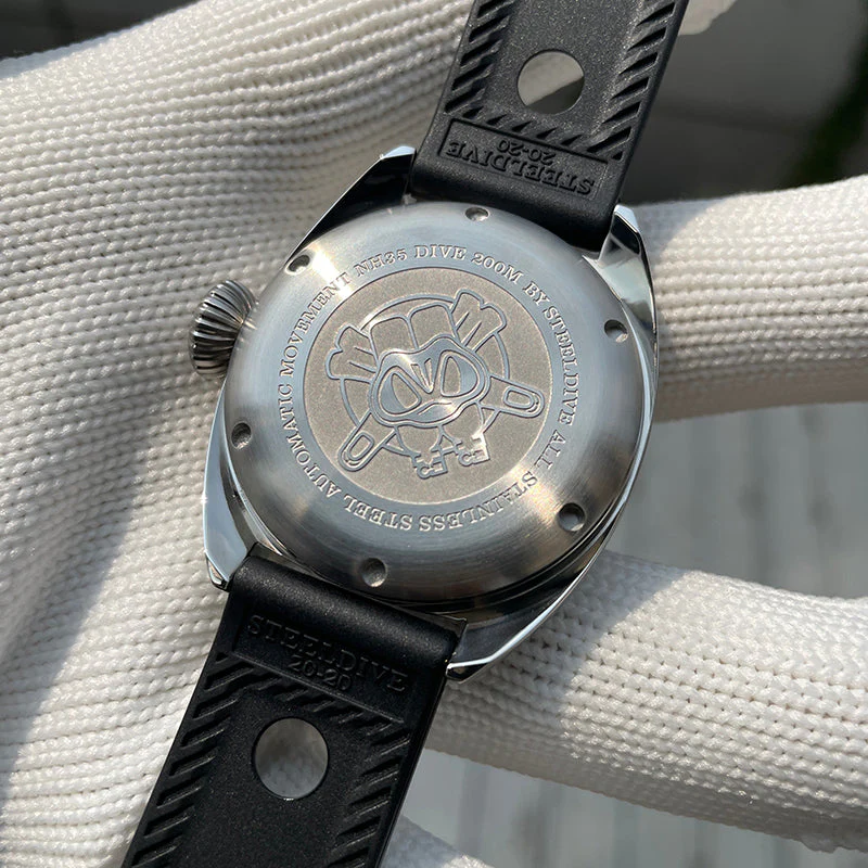 Steeldive SD1907P 40mm W10 Military Automatic Watch - Image 9