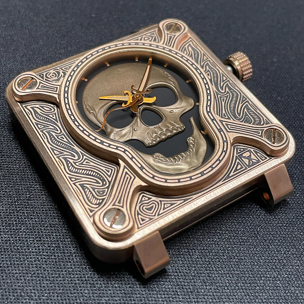 Steelflier SF761S Burning Skull Bronze Watch - Image 13