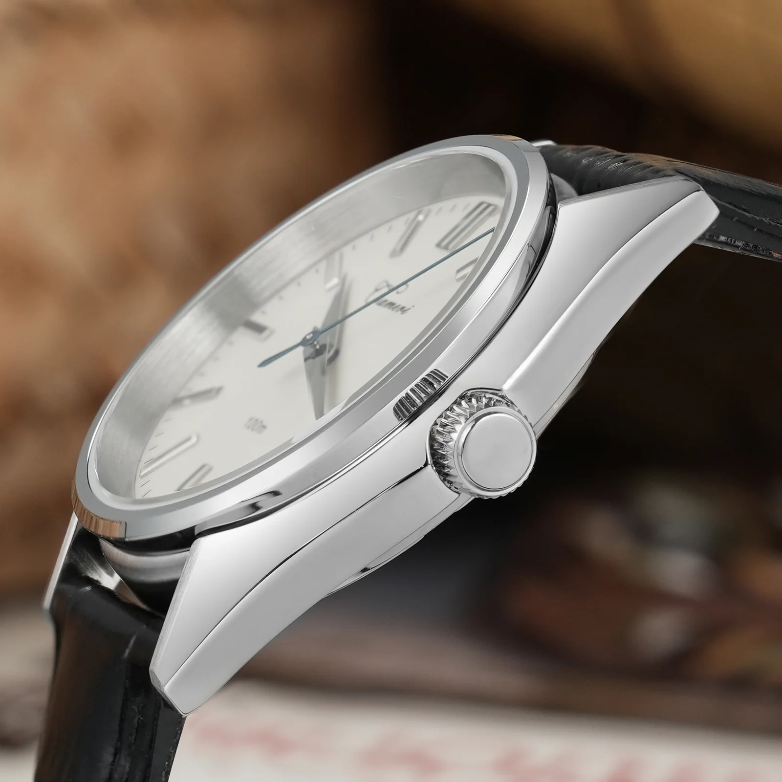 🔥Anniversary Sale🔥Chameri 37mm VH31 Sweep Second Quartz Watch GS04 - Image 10