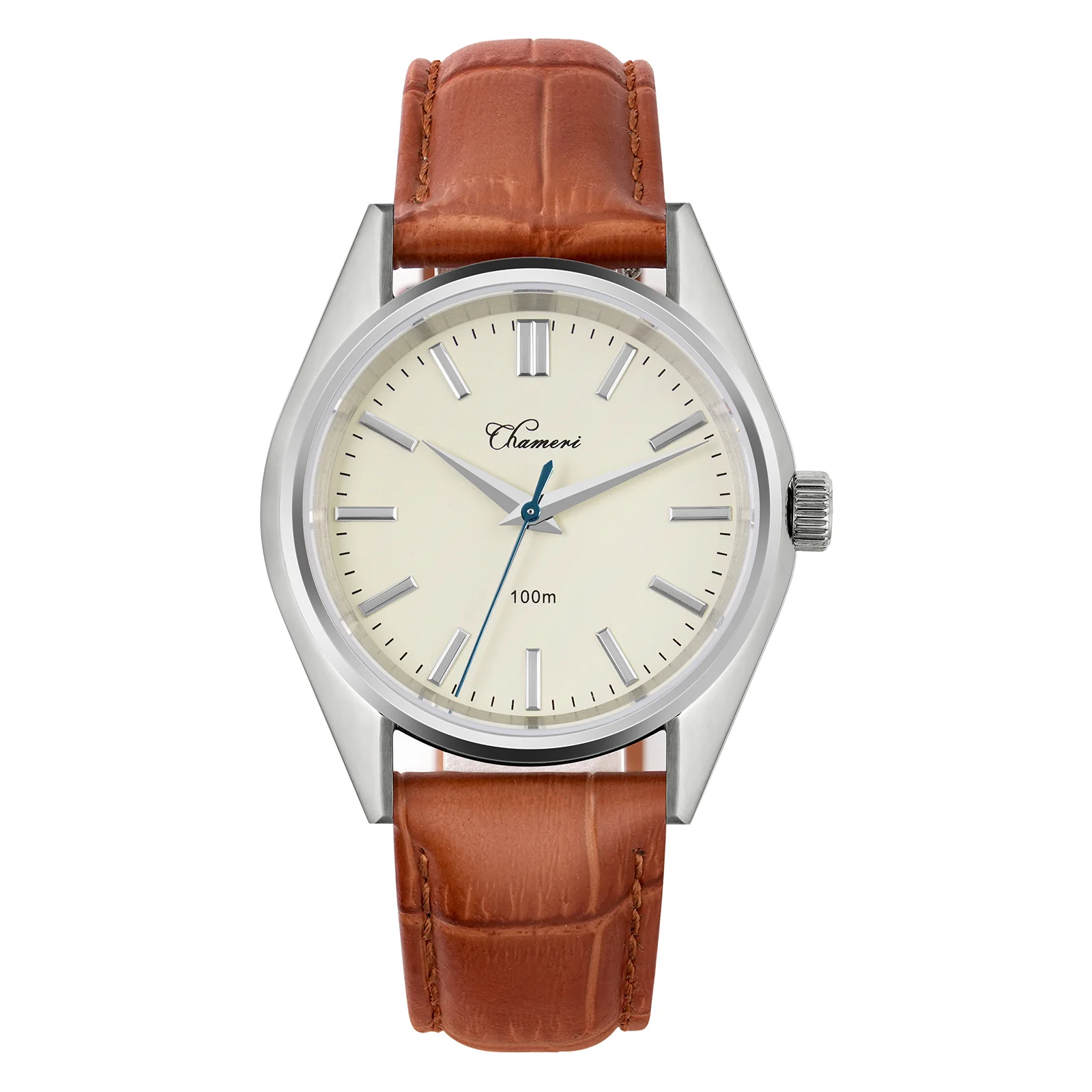 🔥Anniversary Sale🔥Chameri 37mm VH31 Sweep Second Quartz Watch GS04 - Image 3