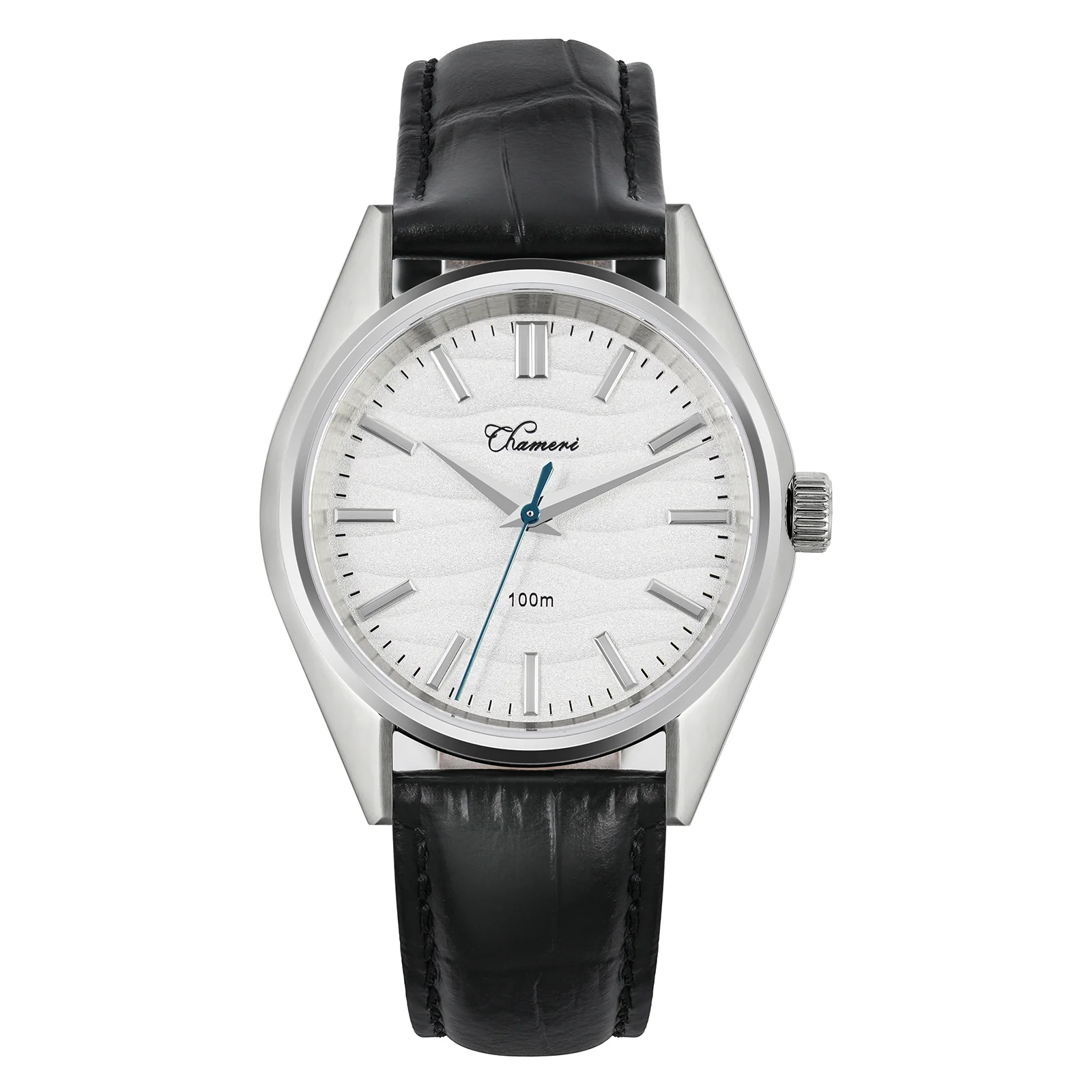 🔥Anniversary Sale🔥Chameri 37mm VH31 Sweep Second Quartz Watch GS04 - Image 4