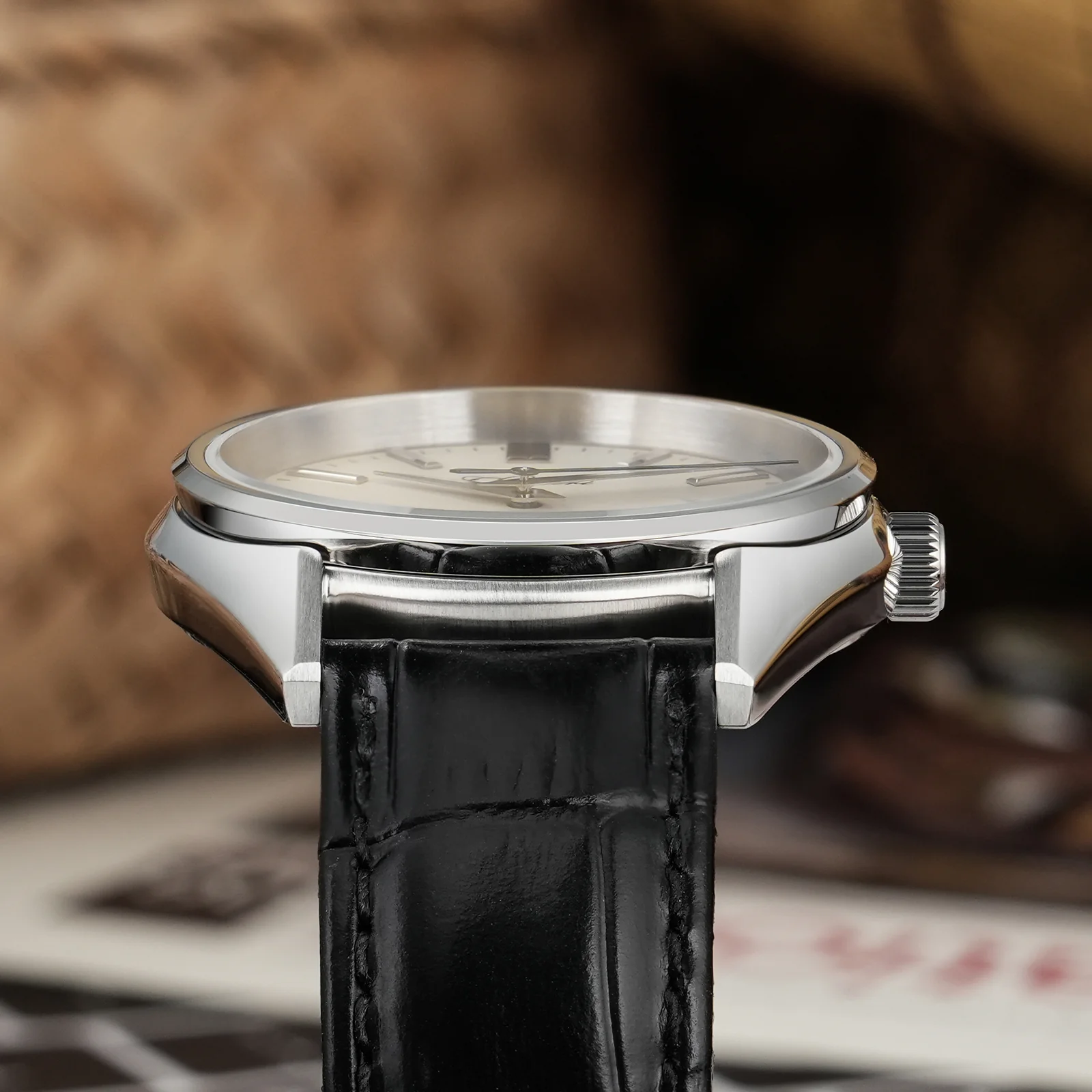 🔥Anniversary Sale🔥Chameri 37mm VH31 Sweep Second Quartz Watch GS04 - Image 8