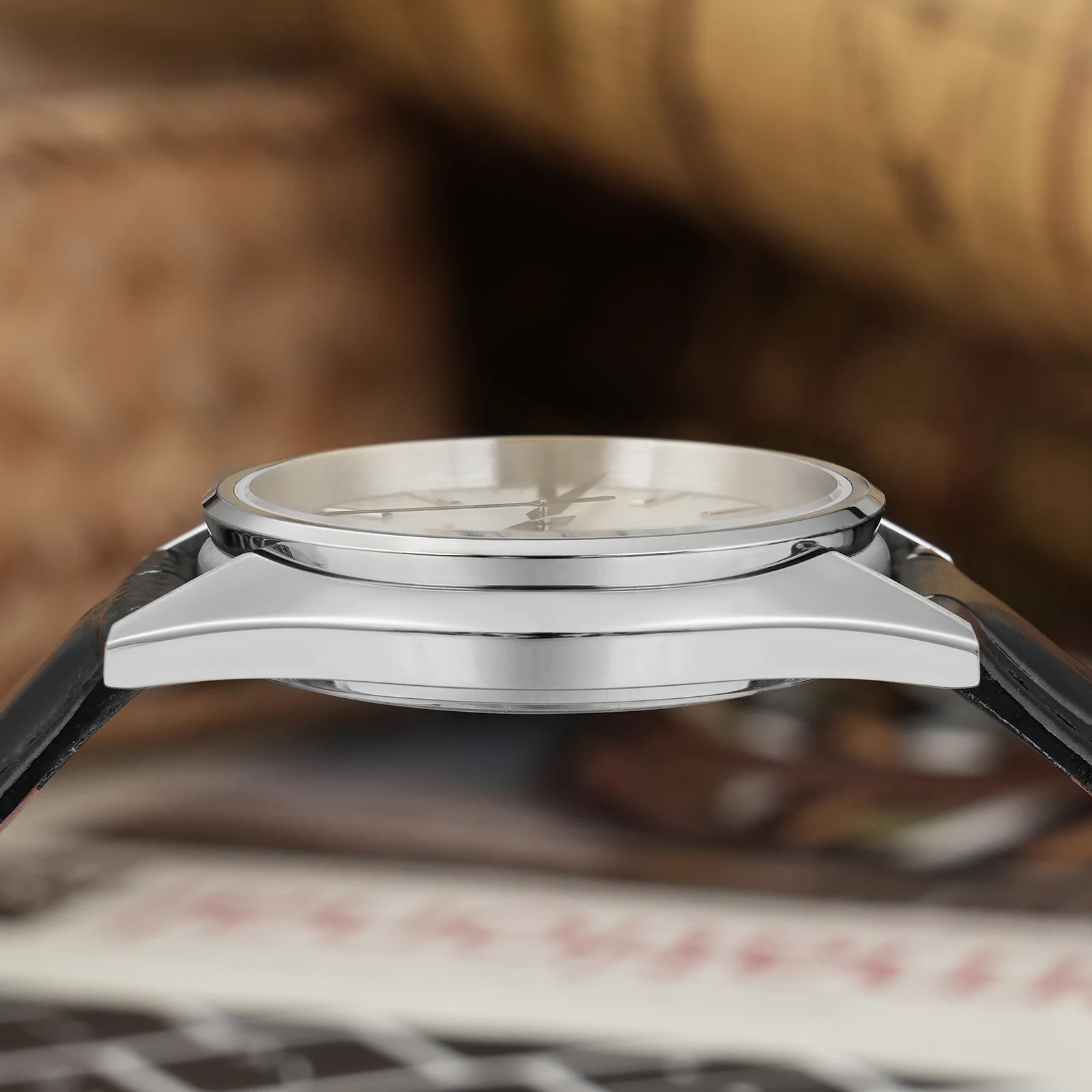 🔥Anniversary Sale🔥Chameri 37mm VH31 Sweep Second Quartz Watch GS04 - Image 9