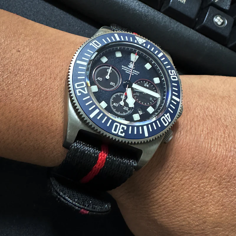 Tactical Frog Titanium FX-Diving Chronograph Watch - Image 12