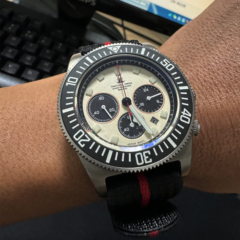 Tactical Frog Titanium FX-Diving Chronograph Watch - Image 18