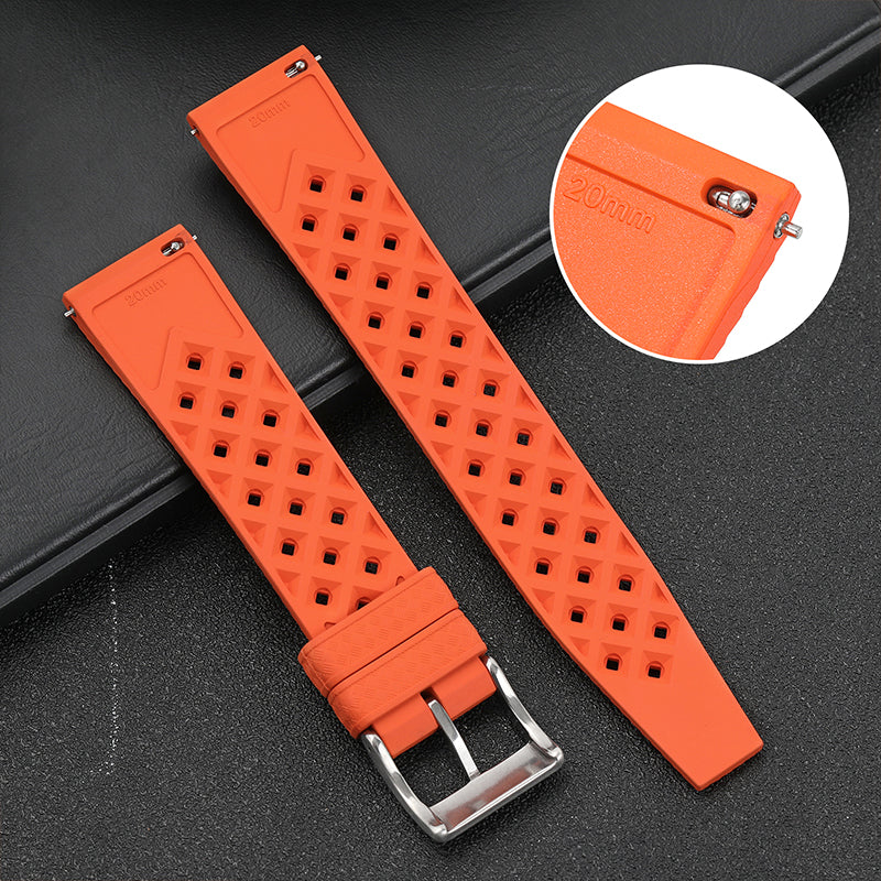Premium-Grade Tropical FKM Rubber Watch Strap - Image 15