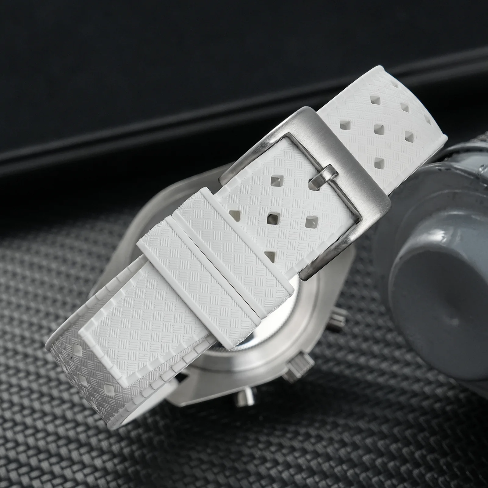 Premium-Grade Tropical FKM Rubber Watch Strap - Image 22