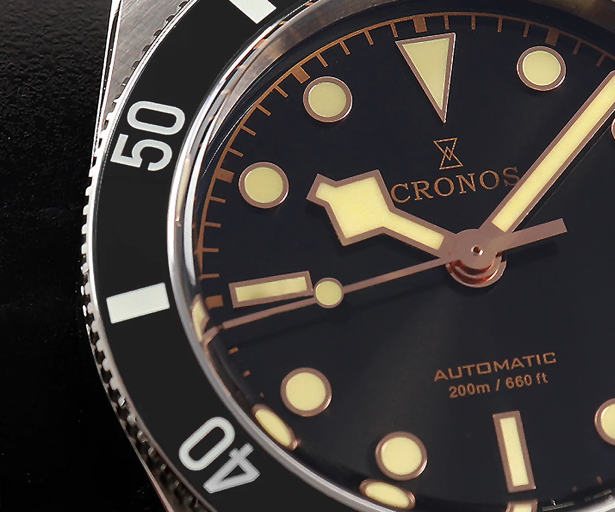 Cronos 37mm PT5000 Vintage Diver Watch L6033 - Image 7