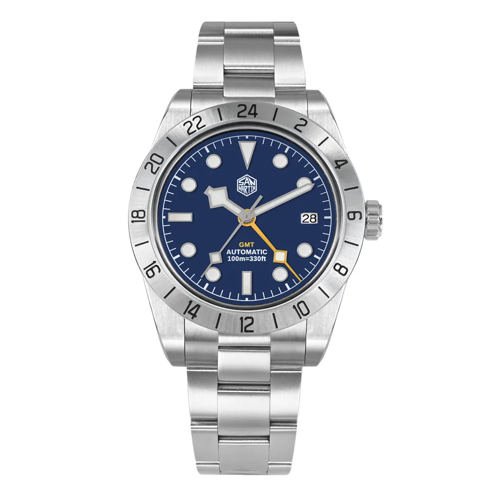 San Martin 39mm BB NH34 GMT Watch SN0054-GE - Image 5