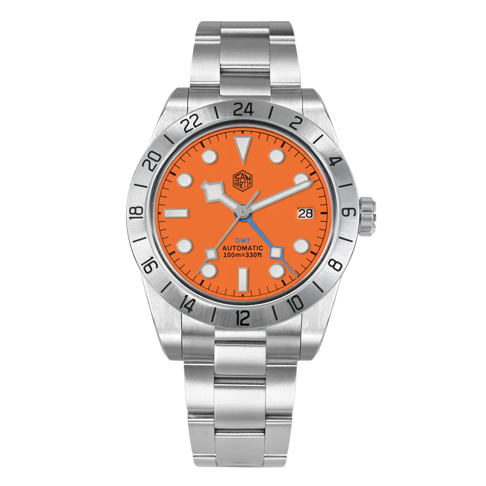 San Martin 39mm BB NH34 GMT Watch SN0054-GE - Image 7
