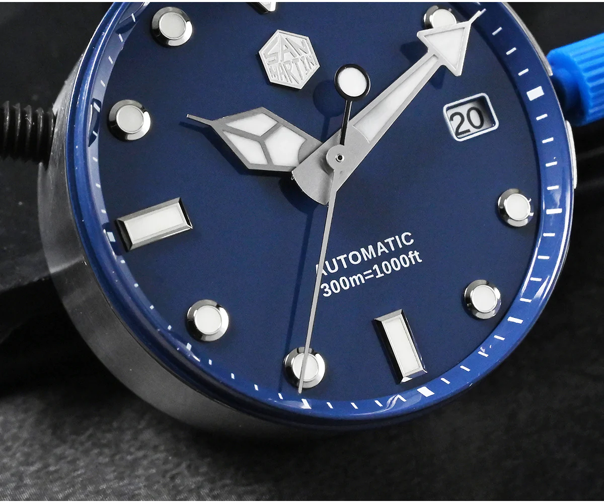 ★US Pre-Owned★ San Martin 44mm Original Design Dive Watch SN0009-G - Image 12