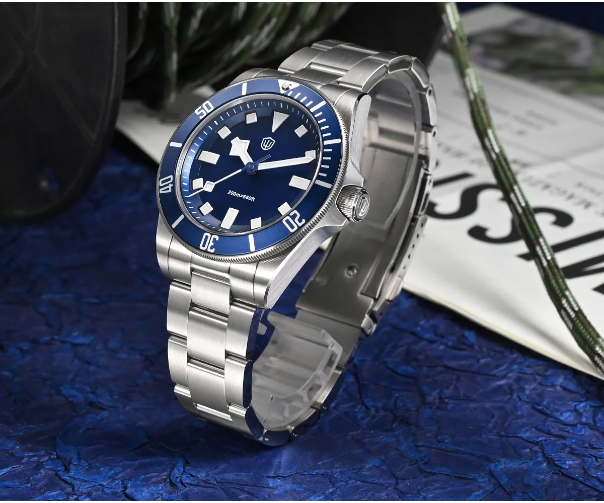 ★US Pre-Owned★Watchdives WD1969 PRO 38mm VH31 Dive Watch - Image 8