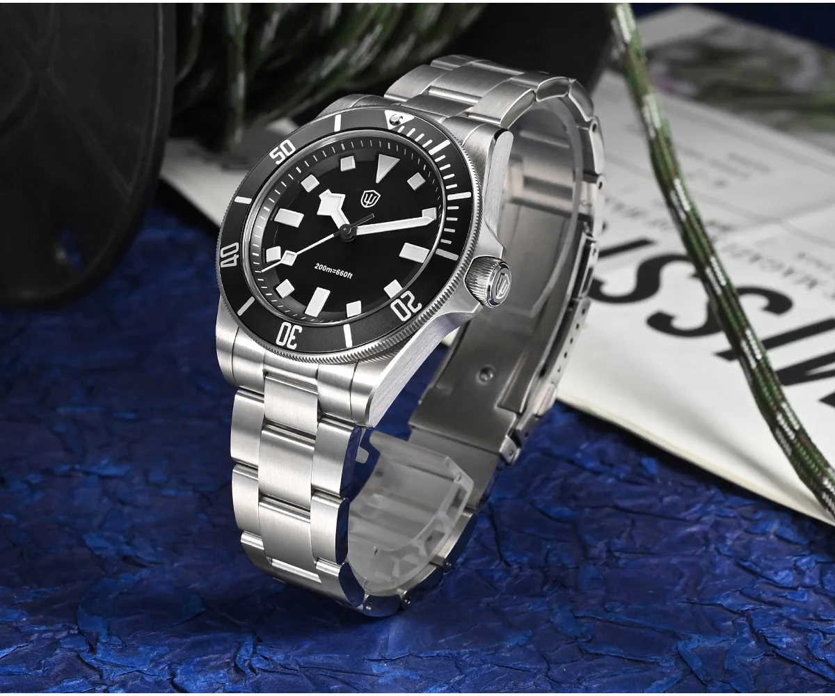 ★US Pre-Owned★Watchdives WD1969 PRO 38mm VH31 Dive Watch - Image 9