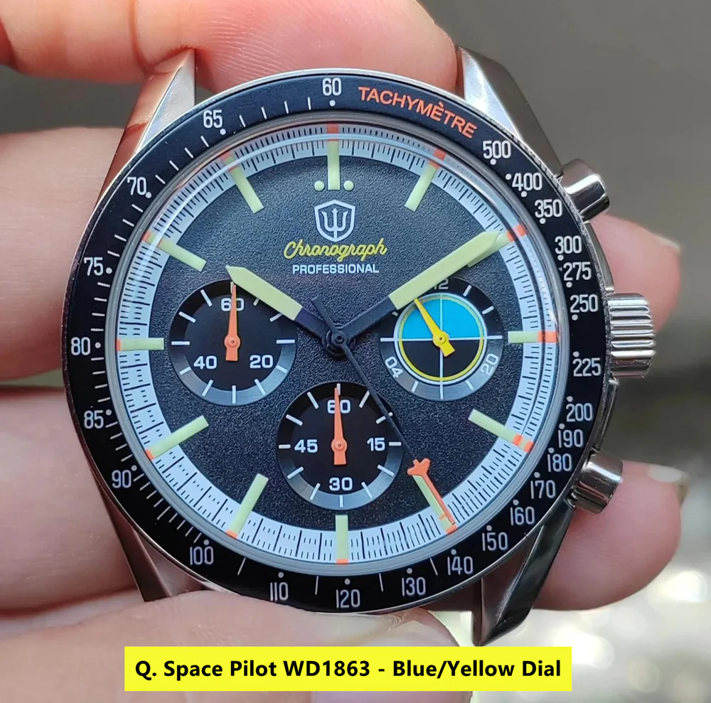 🔥Anniversary Sale🔥Watchdives 39mm VK63 Chronograph Watch WD1863 - Image 10