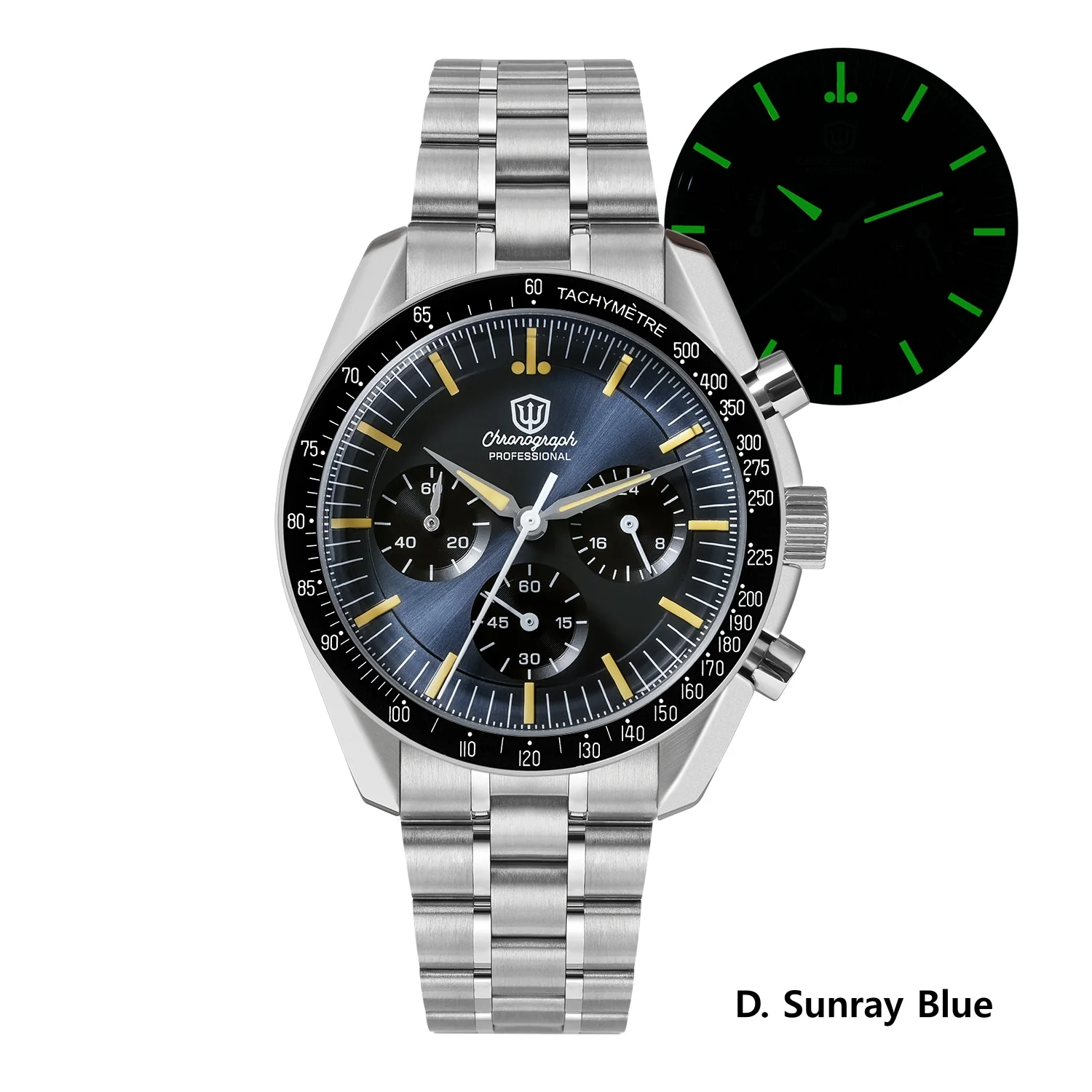 🔥Anniversary Sale🔥Watchdives 39mm VK63 Chronograph Watch WD1863 - Image 17