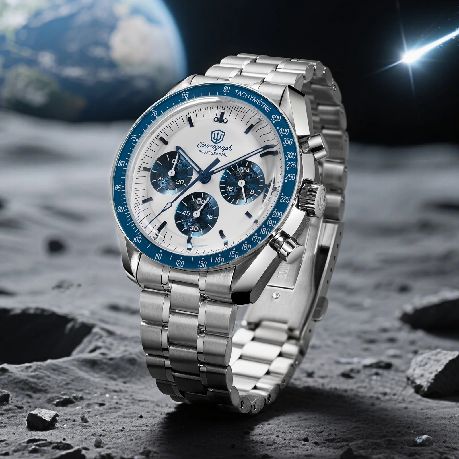 🔥Anniversary Sale🔥Watchdives 39mm VK63 Chronograph Watch WD1863 - Image 34