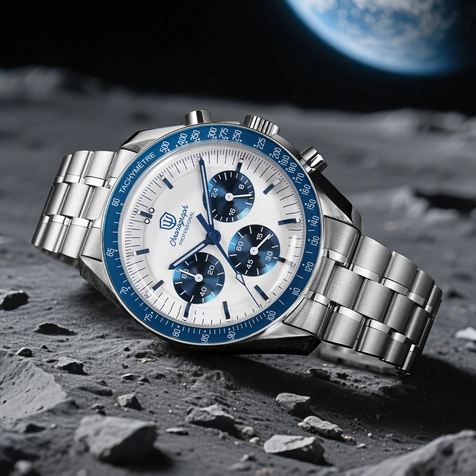🔥Anniversary Sale🔥Watchdives 39mm VK63 Chronograph Watch WD1863 - Image 35