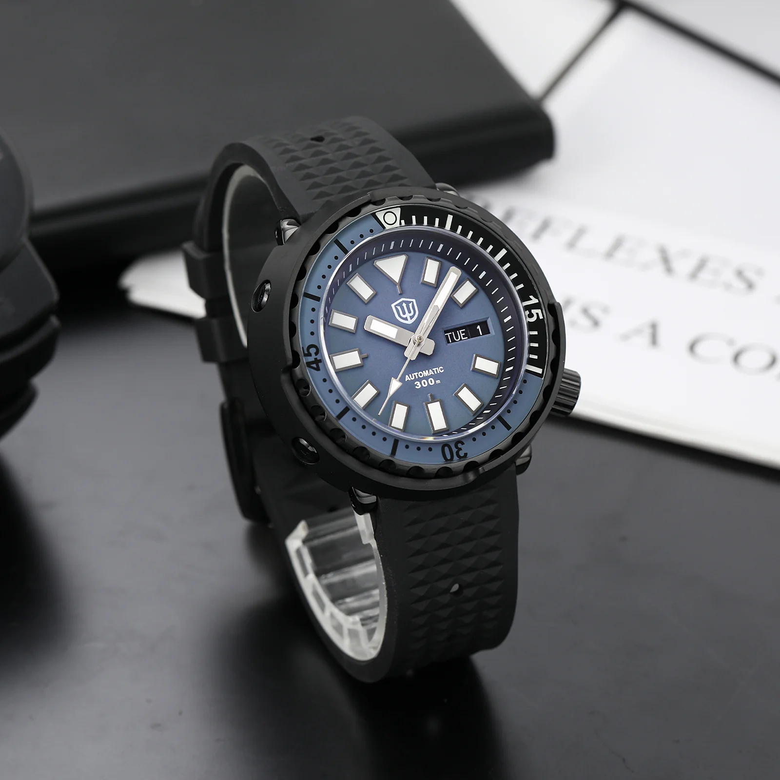 Watchdives PVD Coated Tuna Automatic Dive Watch - Image 3