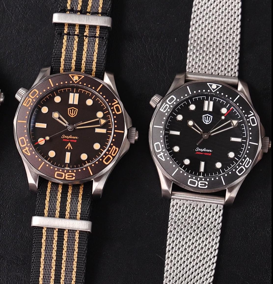 🔥EarlyBird🔥Seafarer WD007Q VH31 Titanium NTTD Dive Watch - Image 35
