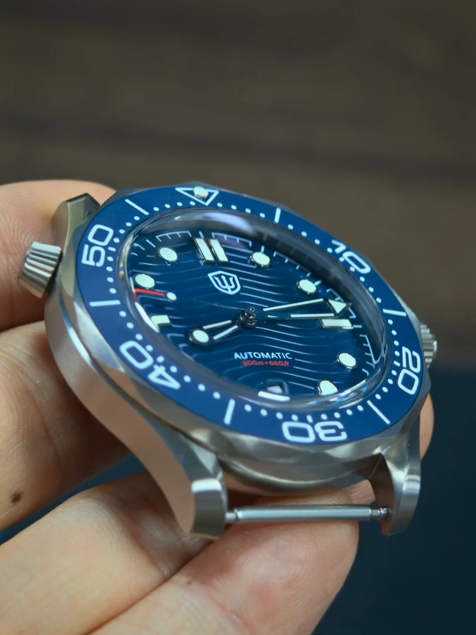Watchdives WD007 Top Hat Sapphire PT5000 Titanium Dive Watch - Image 12
