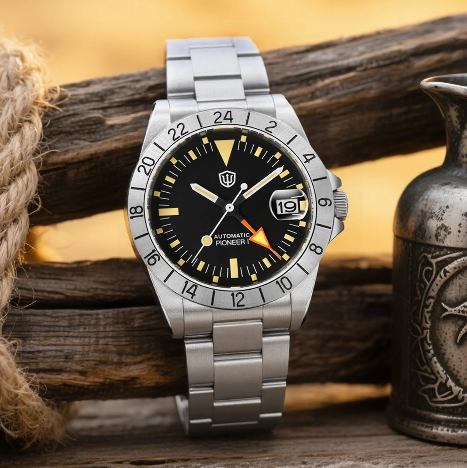 ★EU-Pre-Owned★Watchdives WD16570 NH34 GMT Watch V2 - Image 15