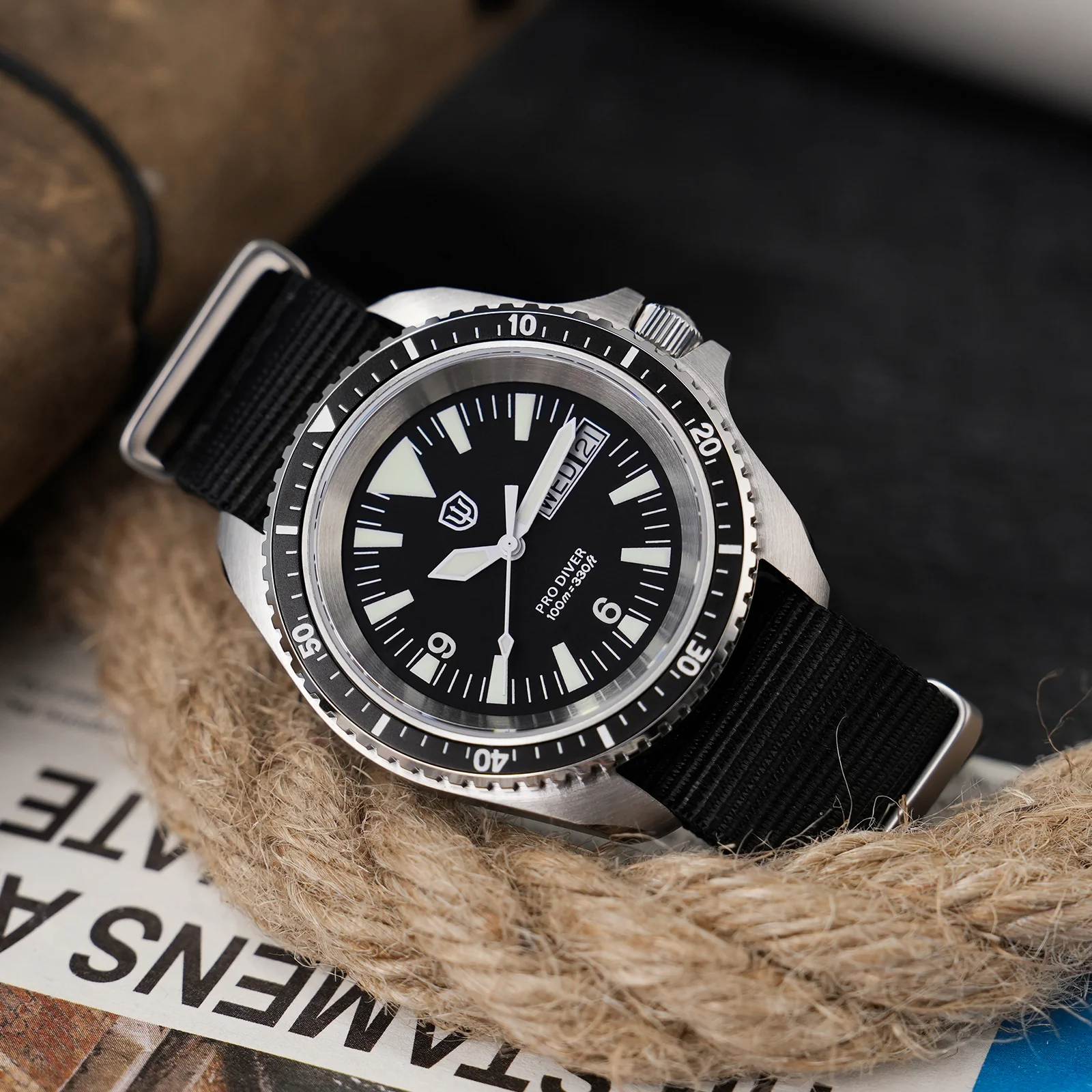 Watchdives WD1980 VH31 Military Diver Watch V3 - Image 9