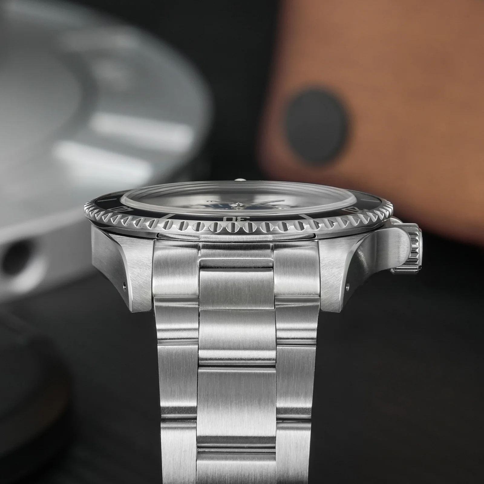 ★EU-Pre-Owned★Watchdives WD5513 38mm Vintage Sub Dive Watch - Image 14