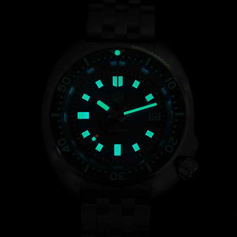 Watchdives WD6105 Aluminum Bezel Captain Willard Diver Watch - Image 9