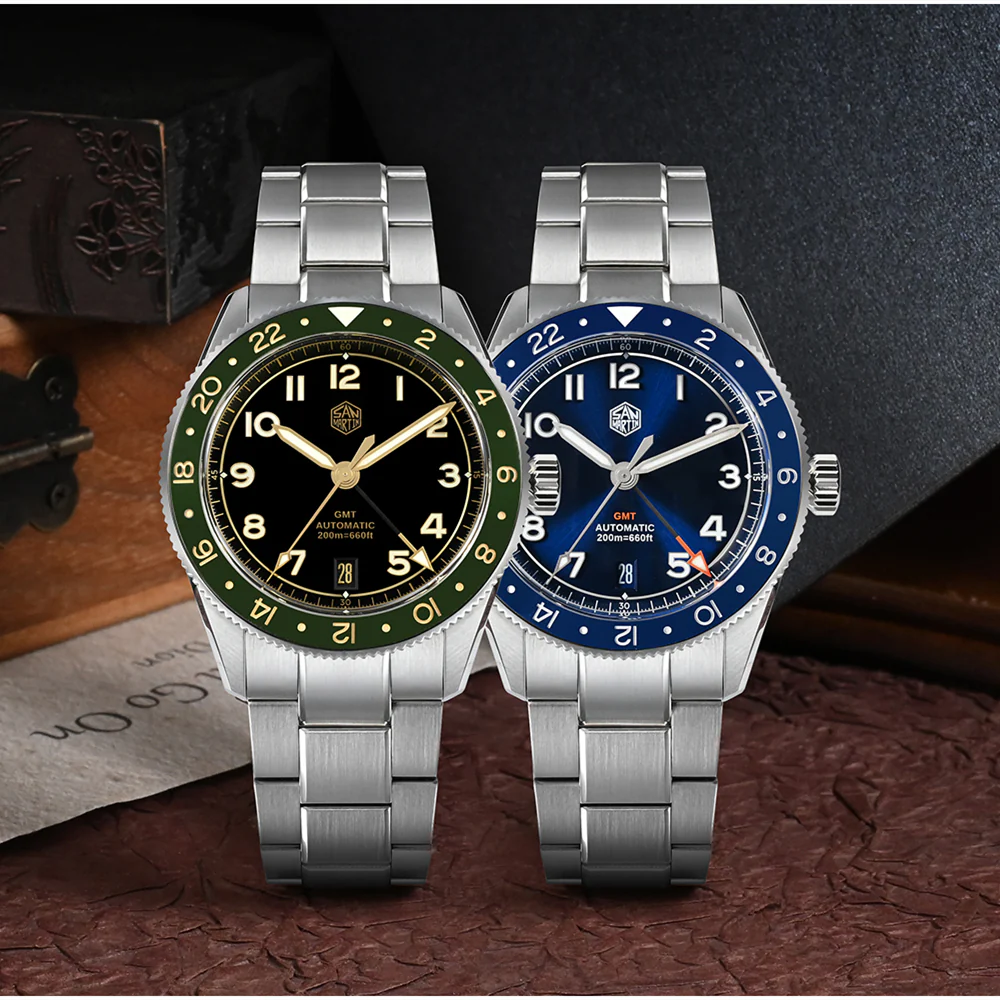 š„WeeklyDealsš„Watchdives x San Martin 38mm NH34 GMT Watch SN0140W - Image 4