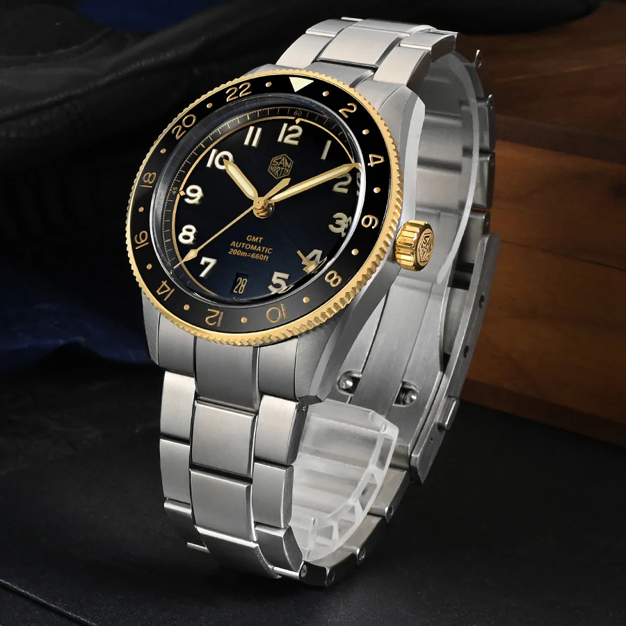 š„WeeklyDealsš„Watchdives x San Martin 38mm NH34 GMT Watch SN0140W - Image 7