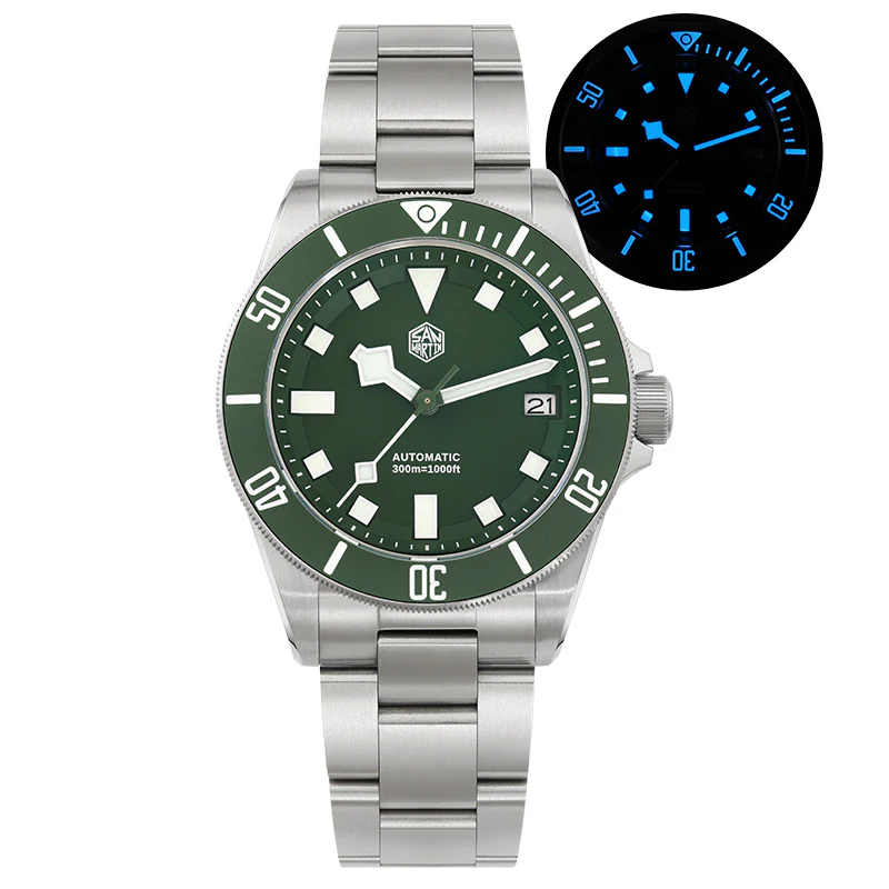 Watchdives x San Martin  NH35 Titanium 39mm Dive Watch SN0121T-GA - Image 6